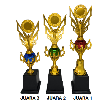 PIALA RAKITAN SET JUARA 1 2 3 MURAH PIALA  TERMURAH / SET PIALA JUARA 1 2 3 MURAH