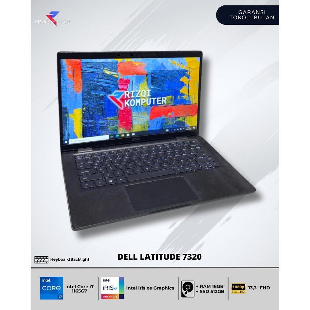 Dell Latitude 7320  Intel Core i7-1165G7 Ram 16GB SSD 512GB sbaya only