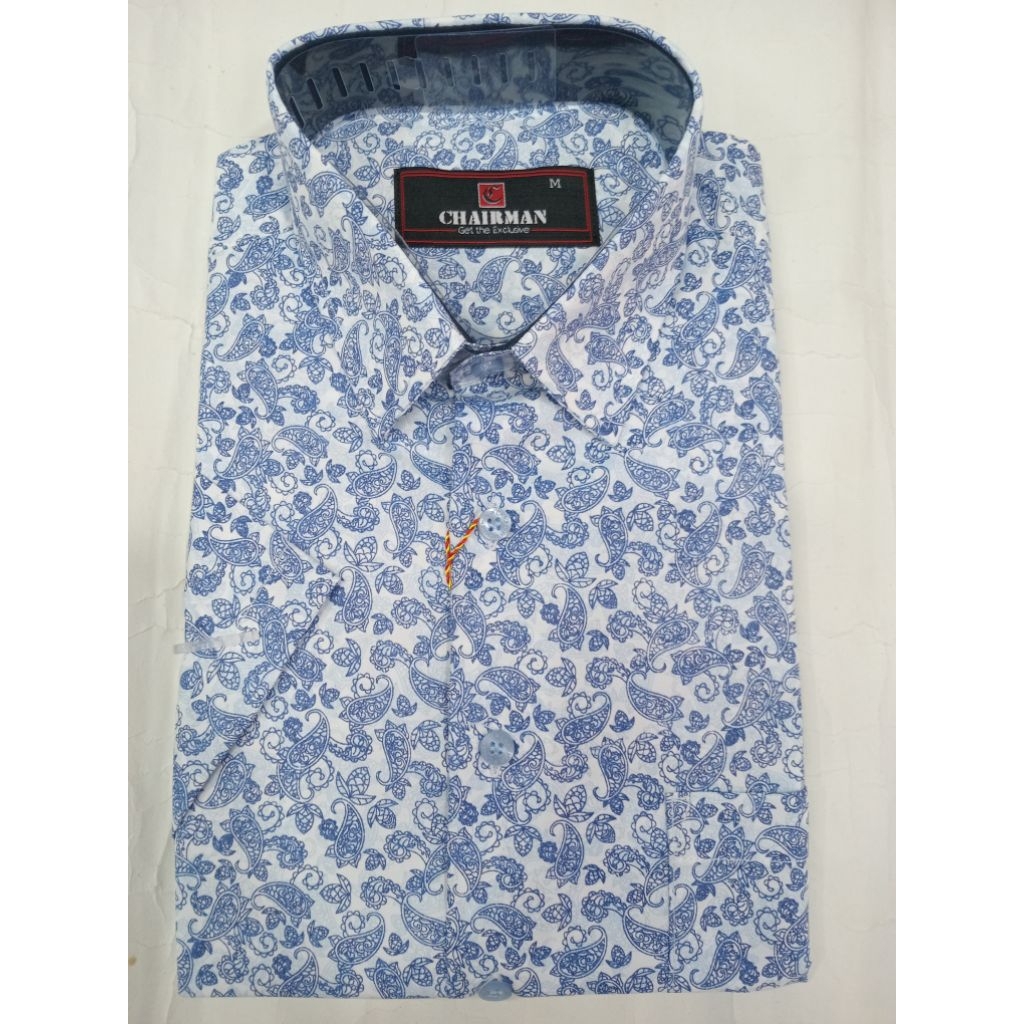 kemeja  pria lengan pendek Chairman