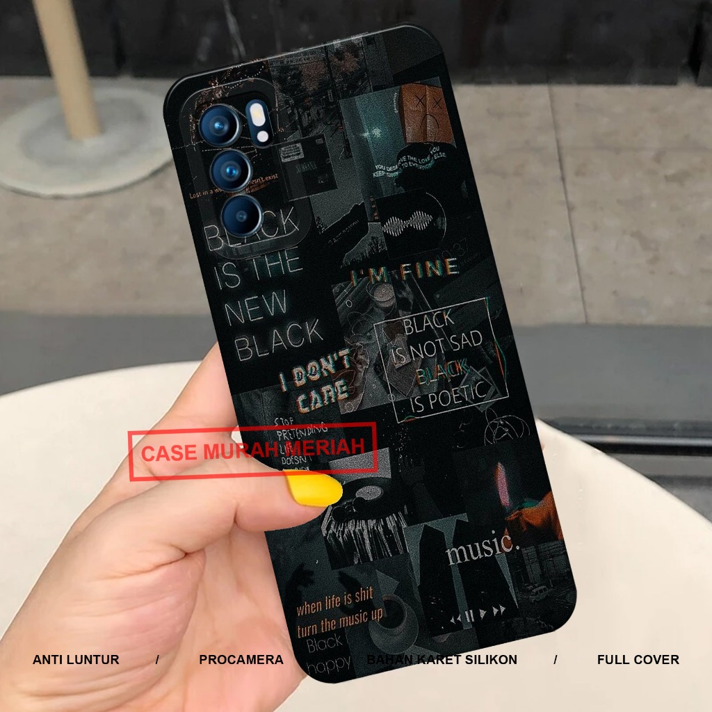 Case Oppo Reno 6 - Casing Hp Oppo Reno 6 Softcase Silikon Procamera - Softcase Oppo Reno 6 - Silikon