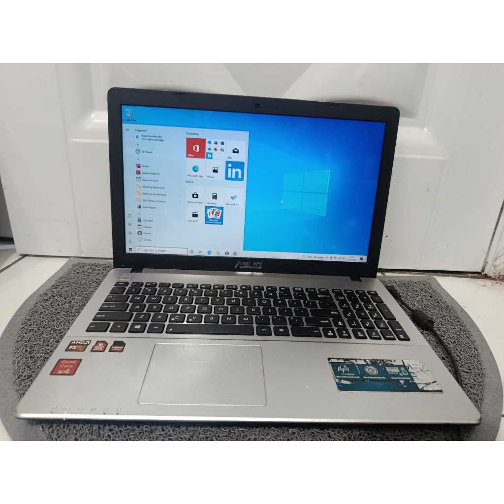 Laptop Asus X550Z Windows 10 home single language 64-bit  Processor  AMD FX-7500 Radeon R7 2.1 GHz R