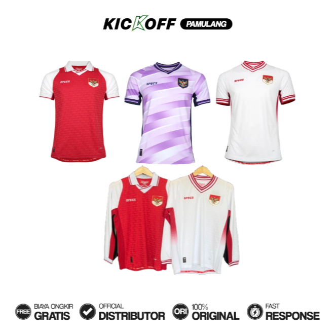 JERSEY TIMNAS FUTSAL SPECS TIMNAS FUTSAL HOME / TIMNAS FUTSAL AWAY / TIMNAS FUTSAL GK AWAY JSY 25