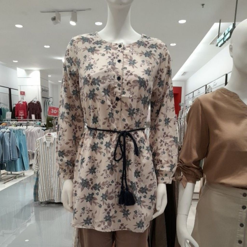 Baju Wanita Tunik Motif Brand Expand