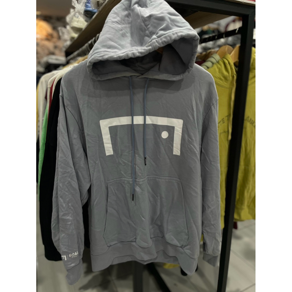 HOODIE GOAL STUDIO, HODIE TANGAN BALOON OVERSIZE, HOODIE CASUAL, HOODIE BIKER, HOODIE FASHION BRAND