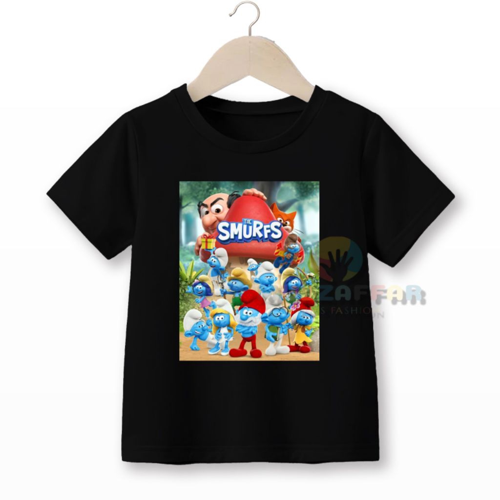 BAJU KAOS ANAK THE SMURFS KAOS ATASAN ANAK THE SMURFS