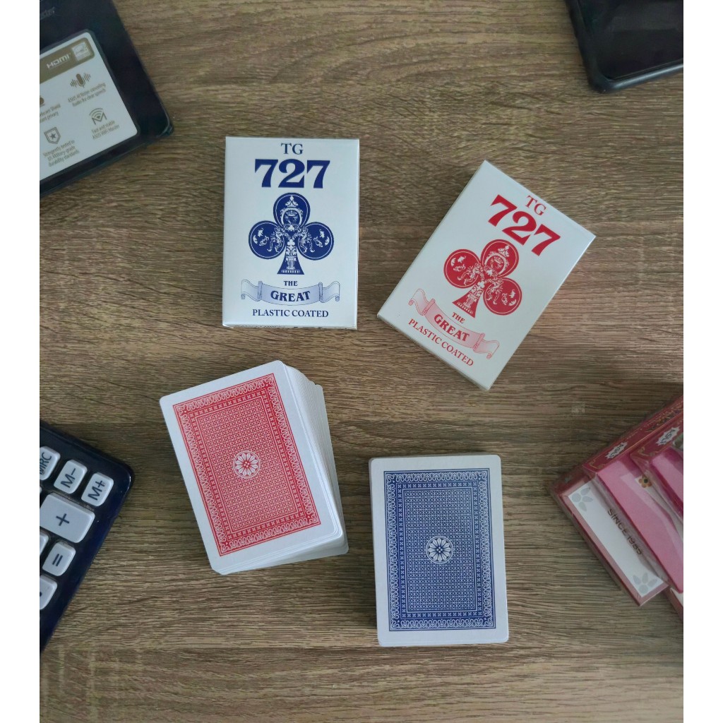 KARTU REMI 727 / KARTU POKER / CANGKUL 727 ISI 1(SATU)PCS / THE GREAT 727 ORIGINAL