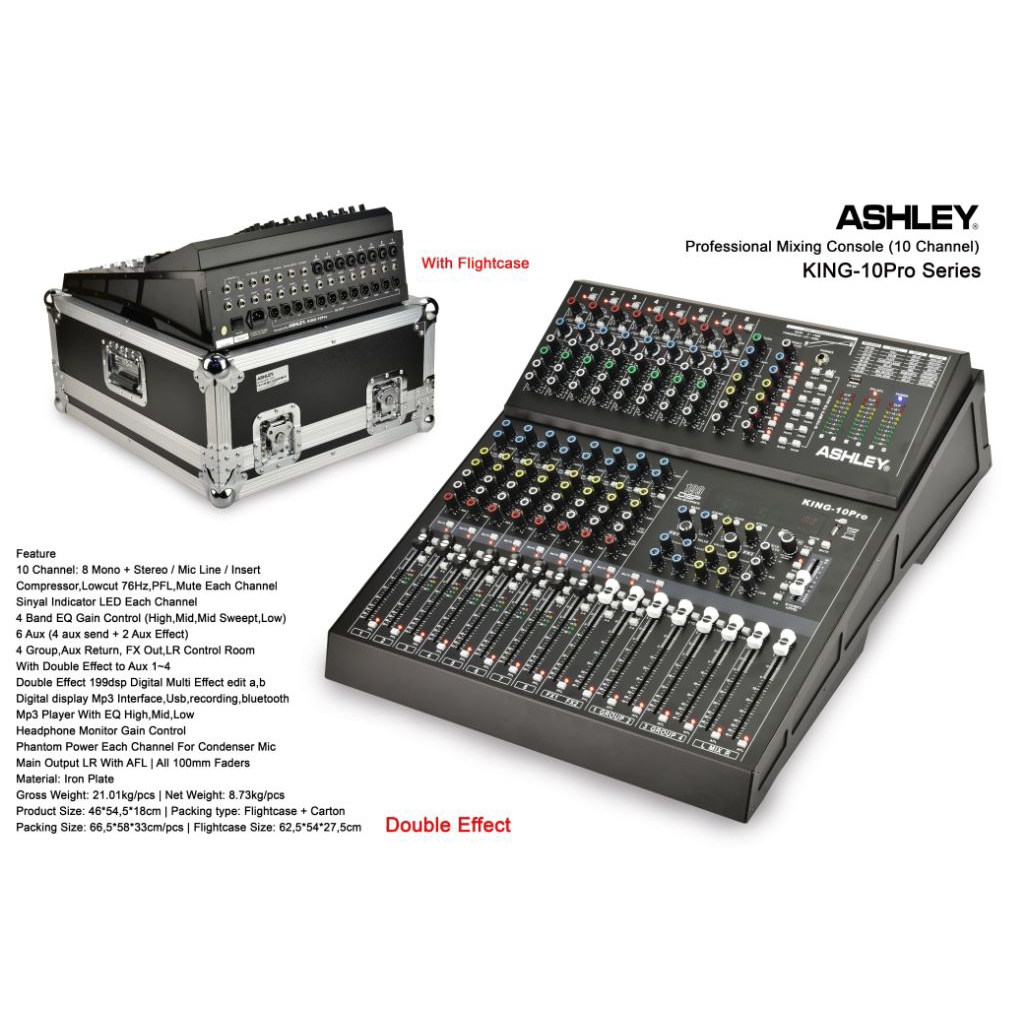MIXER ASHLEY KING 10 PRO / KING10PRO / KING-10PRO