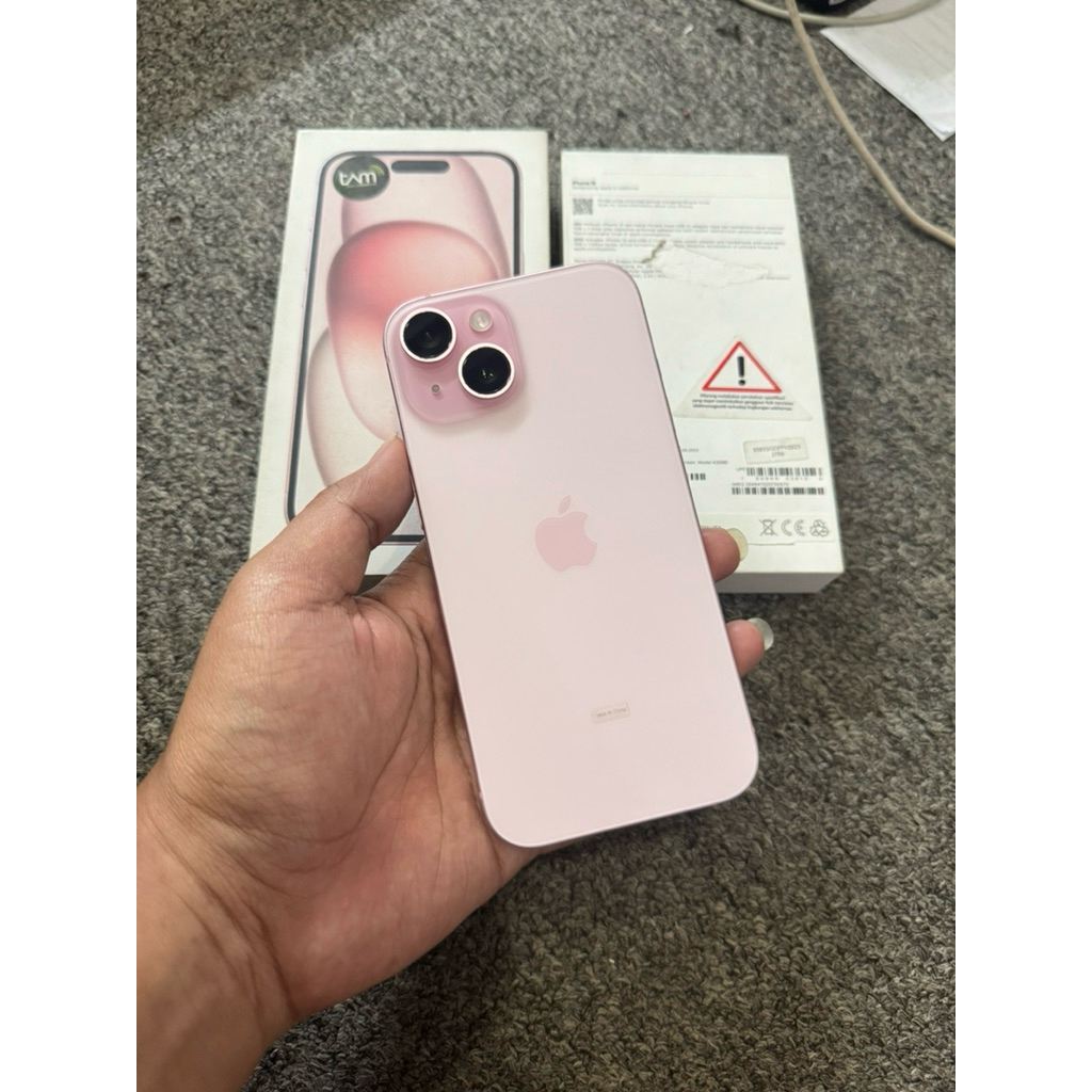 iphone 15 128 second likenew warna pink