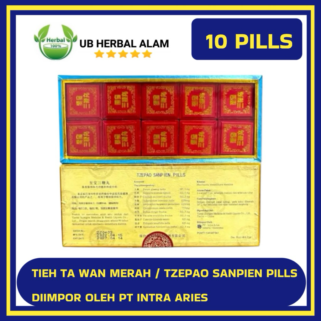 TZEPAO SANPIEN PILLS / TIEH TA WAN MERAH Vitamin Burung Merpati