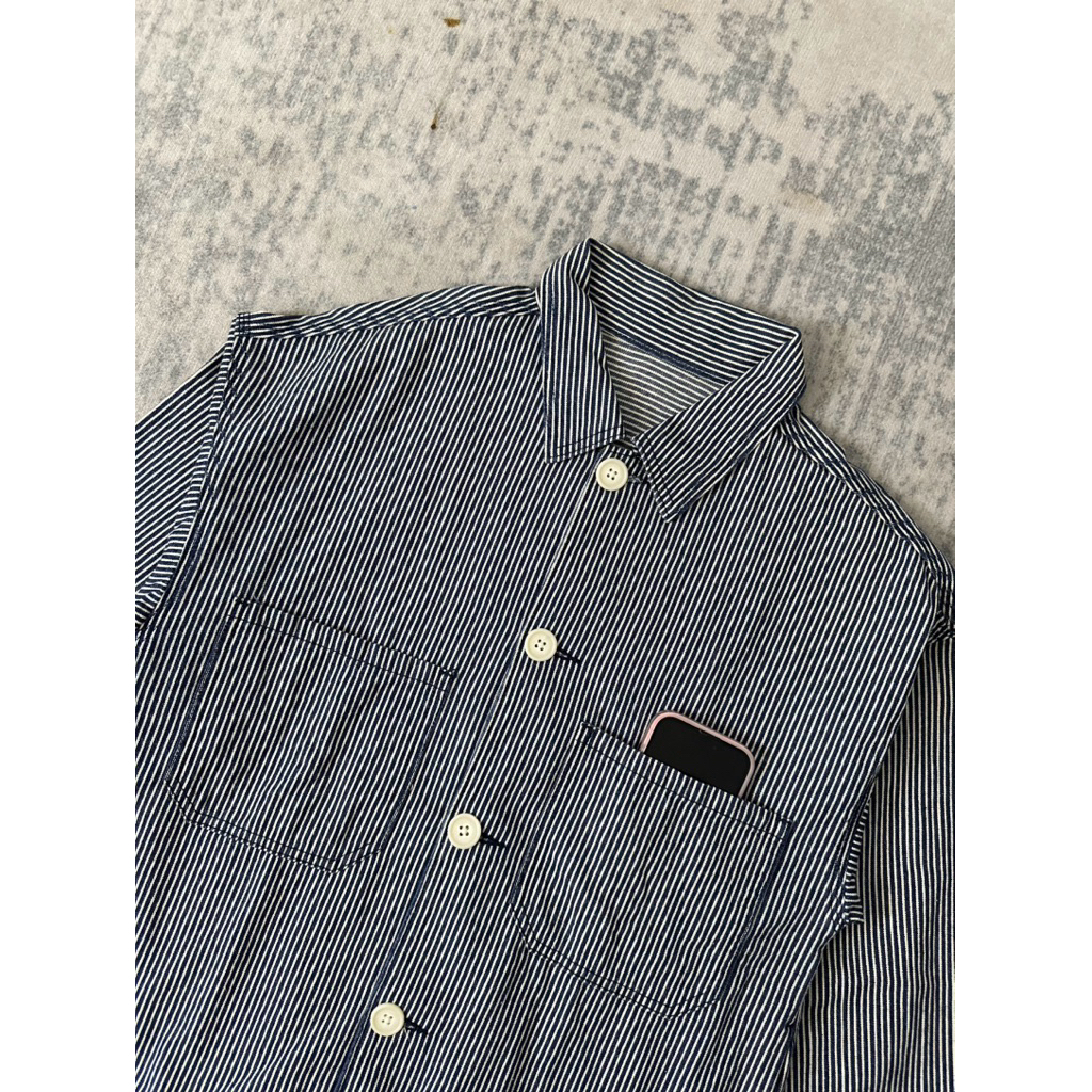 GU Uniqlo hickory chef jacket