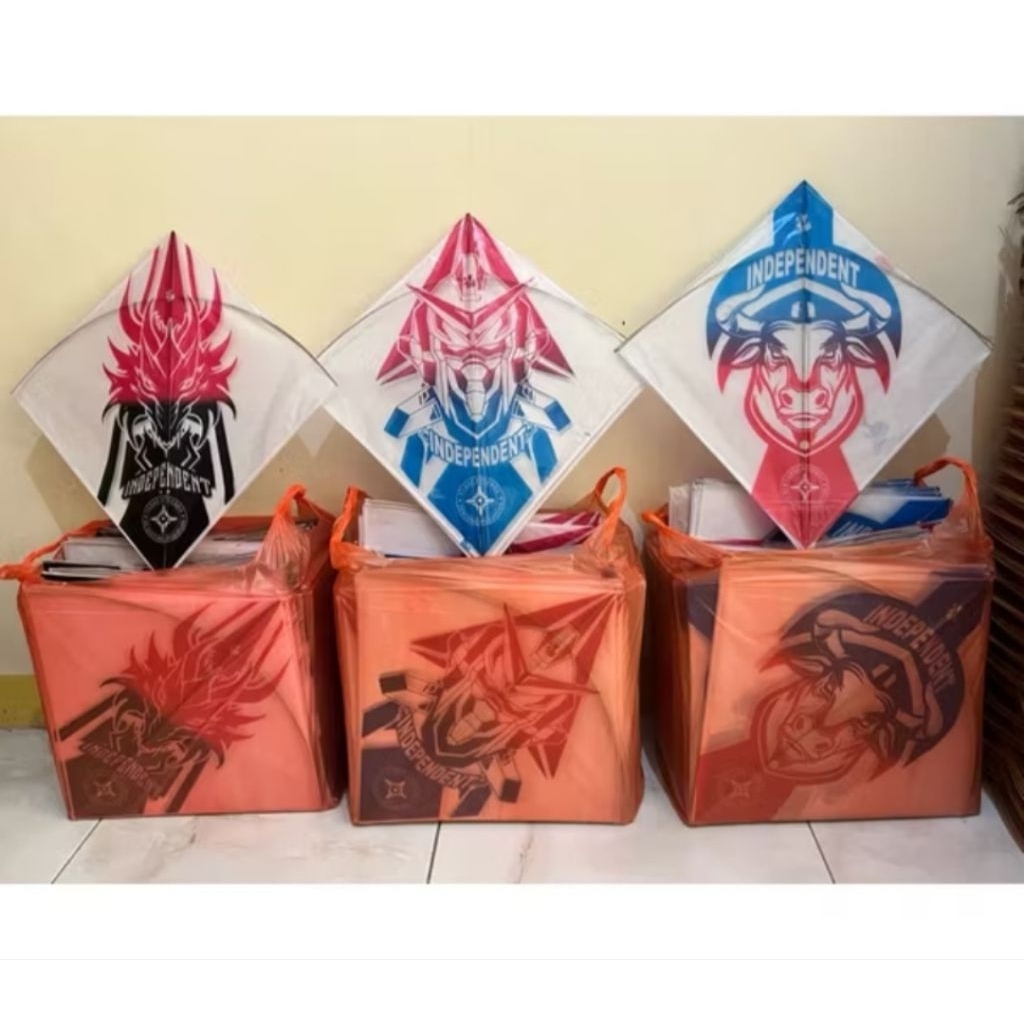 Layangan sukhoi standart (tanpa lilitan) INDEPENDENT 50 pcs