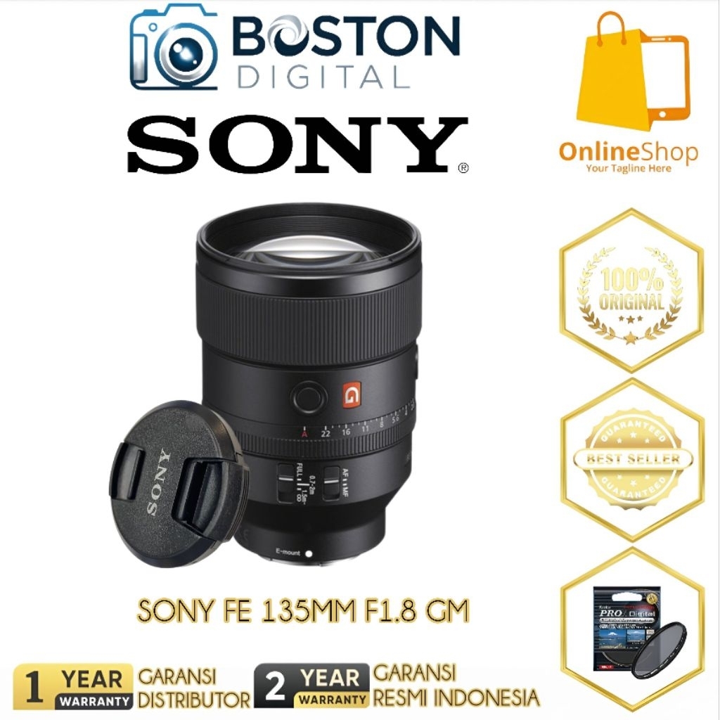 LENSA SONY FE 135MM F1.8 GM LENS / SONY FE 135MM F1.8 GM