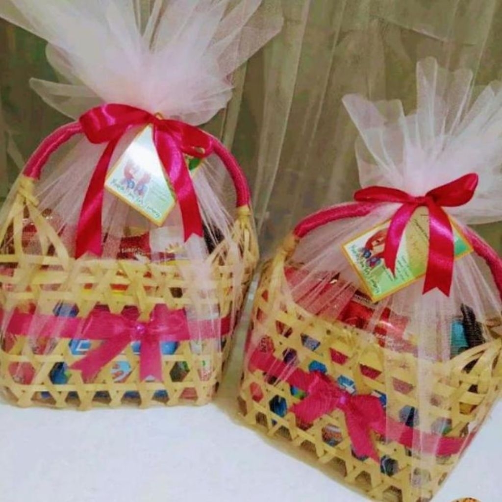 tas anyaman bambu tas pasrsel buat seserahan