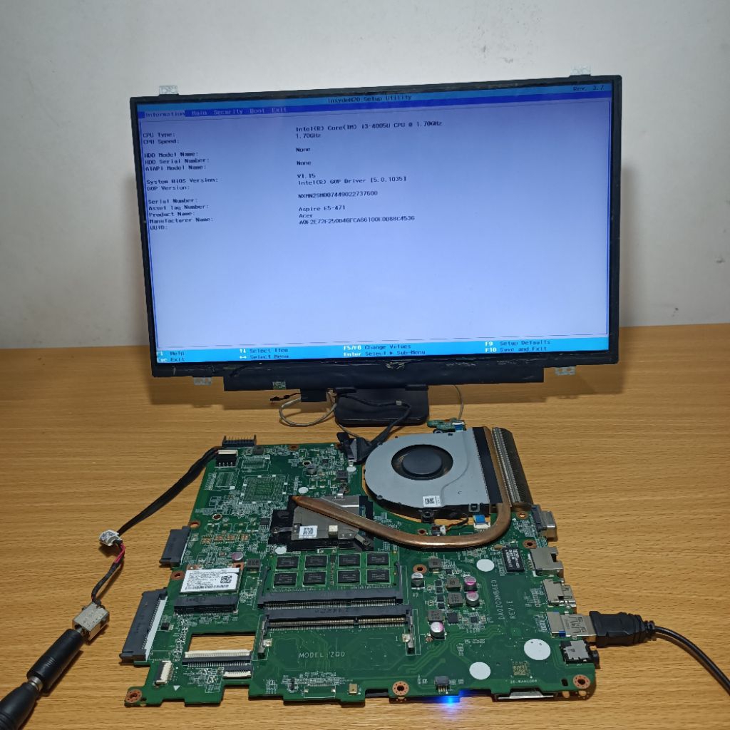 Motherboard Mobo Mesin Normal Laptop Acer Aspire E5-471 Series