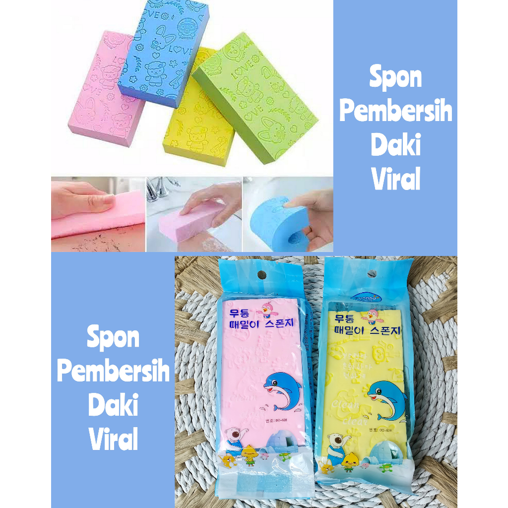 SPON PEMBERSIH DAKI VIRAL