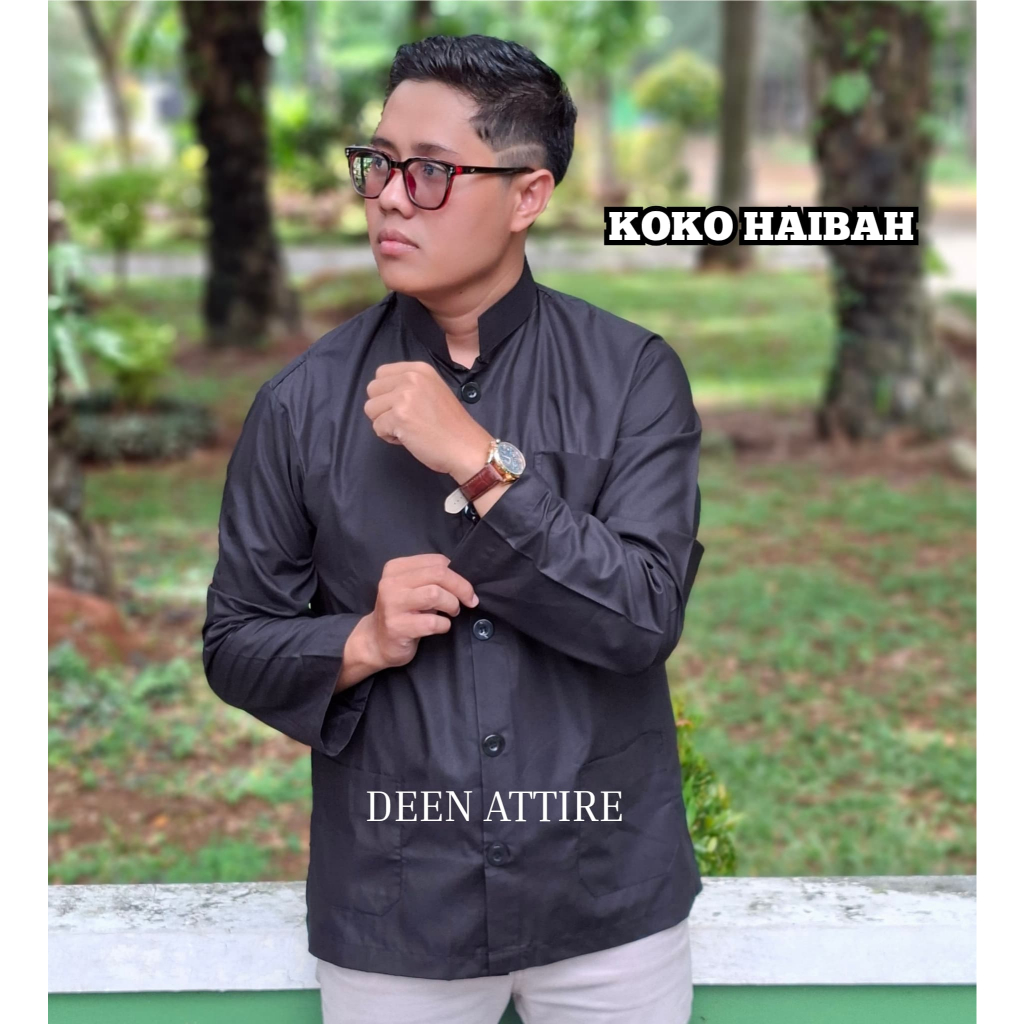 Baju Koko Haibah Exslusive Saku Depan Koko Habaib Jumbo Model Ammu