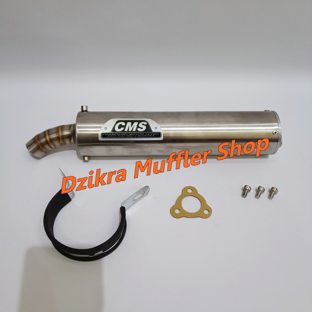 Silencer CMS silincer knalpot Ninja 150 R RR SS RX-King RX-Z Satria F1ZR stainless steel