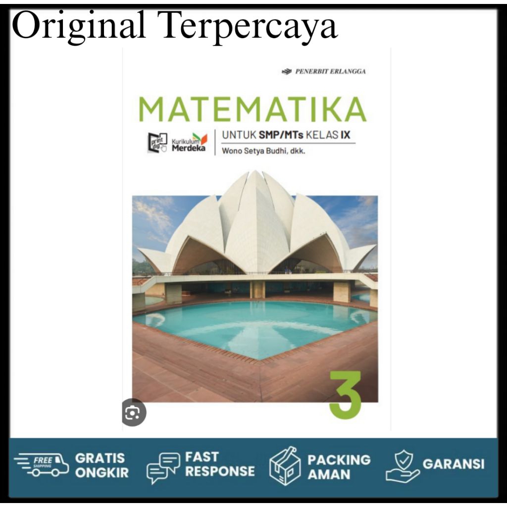 BUKU MATEMATIKA KELAS 9 SMP KURIKULUM MERDEKA ERLANGGA
