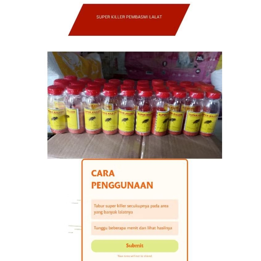 obat lalat tabur superkiller