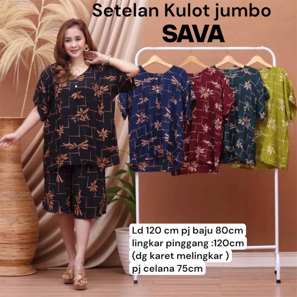 Setelan Kulot Jumbo busui dan bumil || set busui  set jumbo  kancing depan || setelan kulot wanita  
