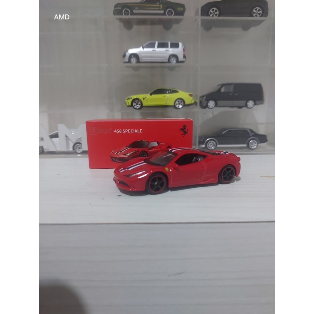 bburago ferrari 458 speciale skala 64 diecast ferrari red
