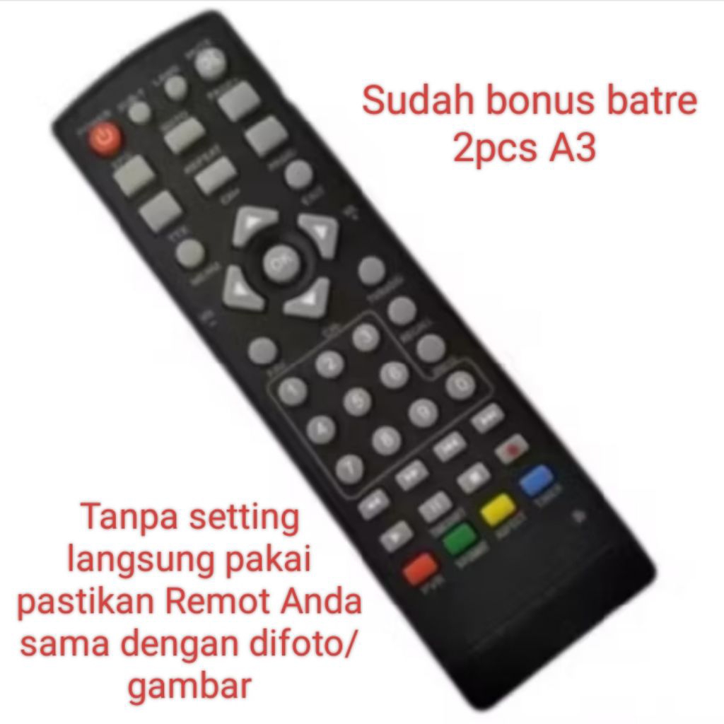Remote STB MATRIX aple silver remot set top box MATRIX apple silver DVB T2