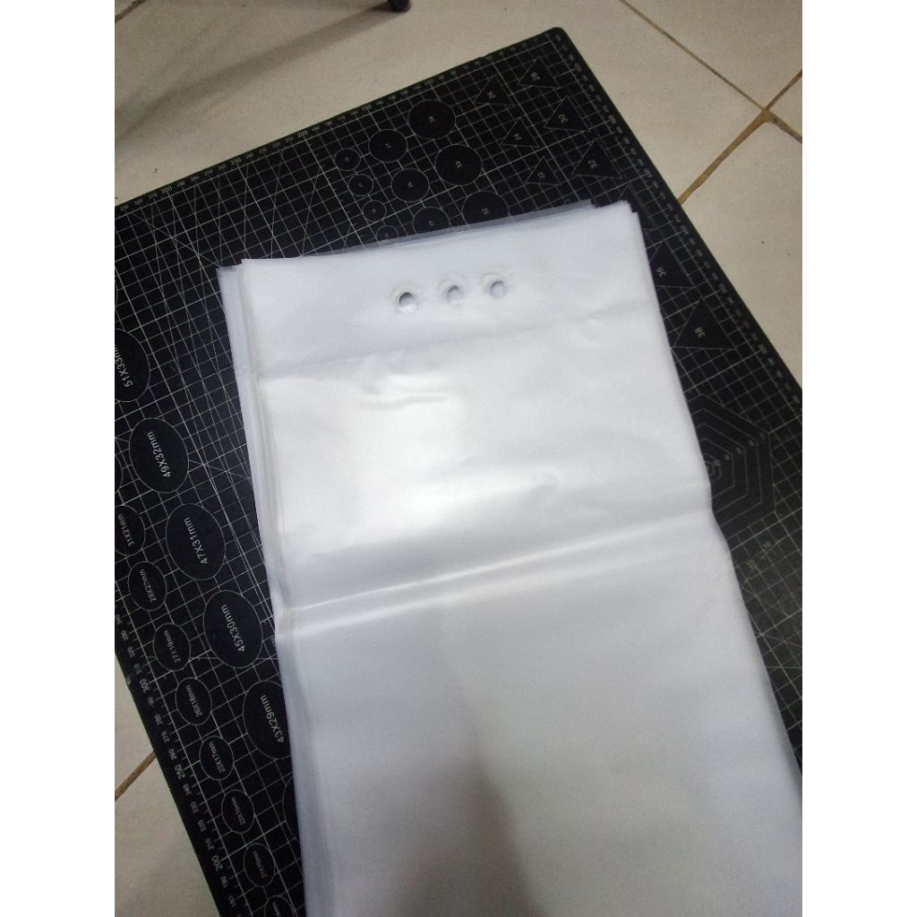 KANTONG PLASTIK  BERAS 3KG HD POLOS  JINJING 3 JARI