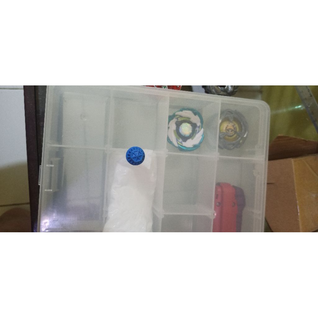 beyblade x hexa bit biru