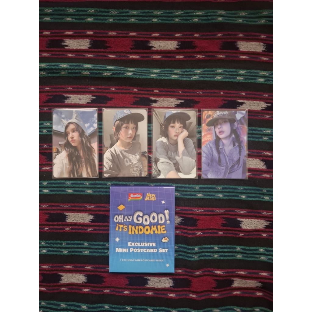 PC Photocard Hanni Danielle New Jeans NJ NJZ How Sweet Supernatural Postcard set indomie