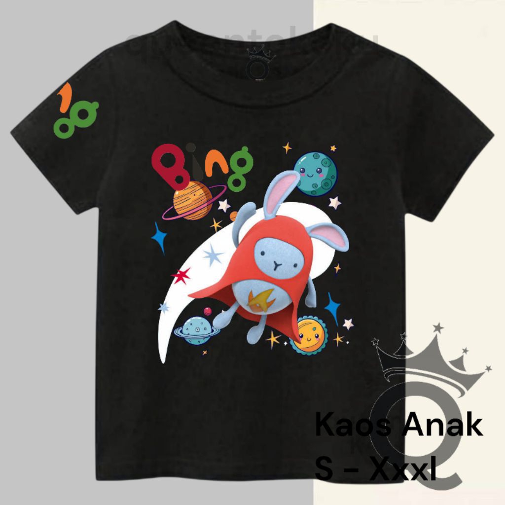 Kaos Anak kartun BING HOPPITY boneka BING kelinci