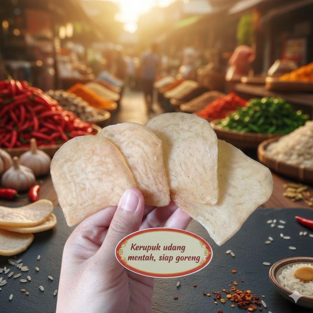 KERUPUK UDANG MENTAH KHAS SIDOARJO 1KG, 500GR , KERUPUK UDANG UNTUK HAJATAN , KRUPUK UDANG MENTAH 1K