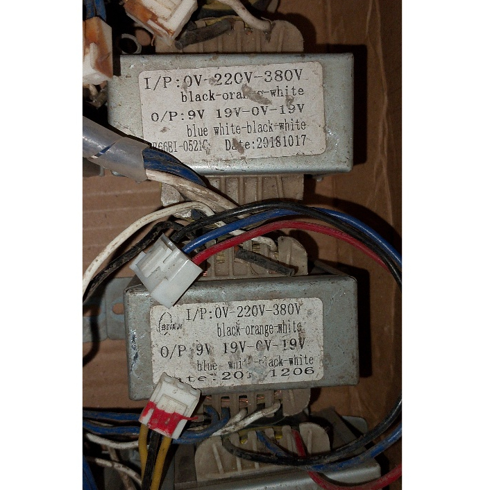 TRAFO power 19V CT dan 9V bekas MESIN LAS