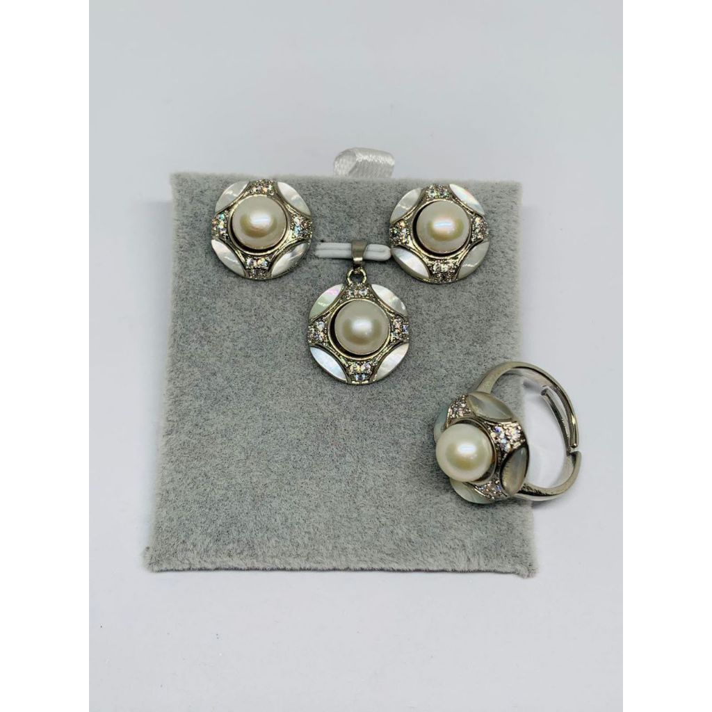 1 SET MUTIARA AIR TAWAR BERSERTIFIKAT, MUTIARA LOMBOK - 1