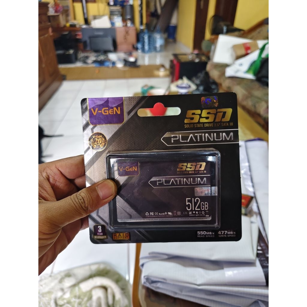 SSD V-GEN Platinum 512GB SATA 3