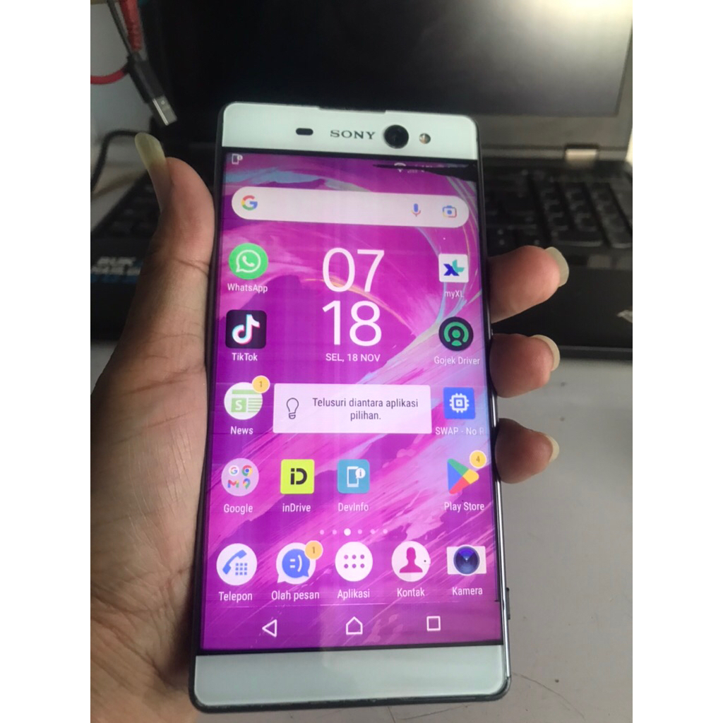 Sony xa ultra 3/16 minus lcd