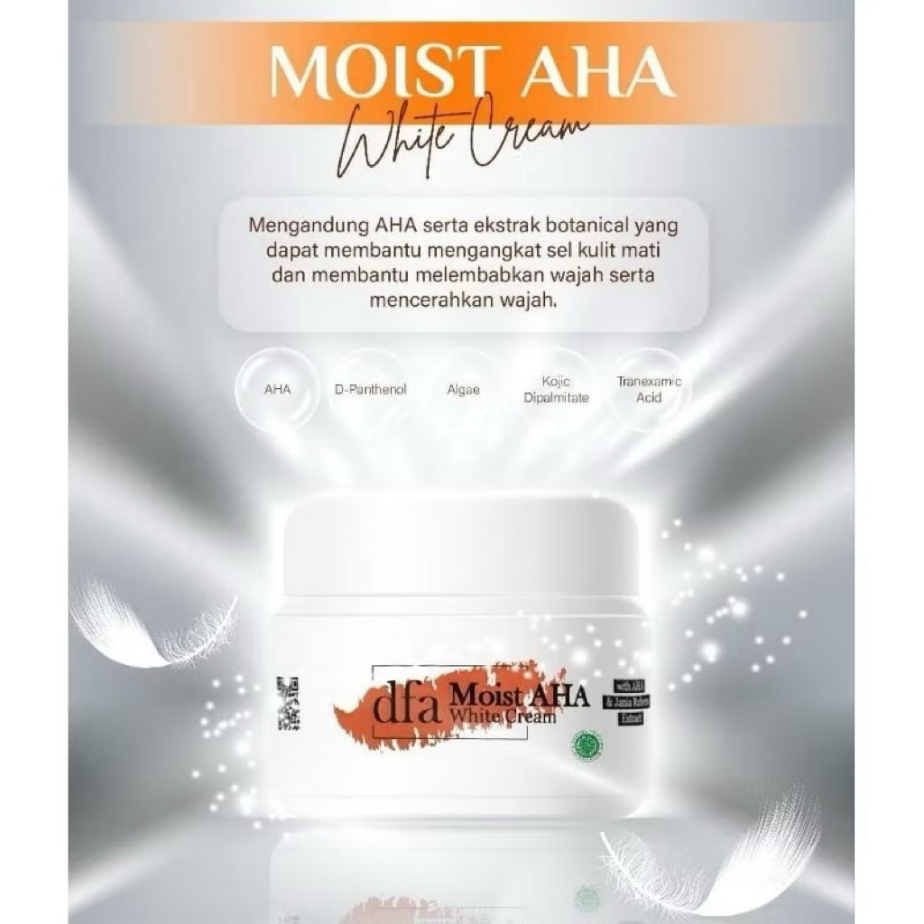 DFA MOIST AHA WHITE CREAM 10gr