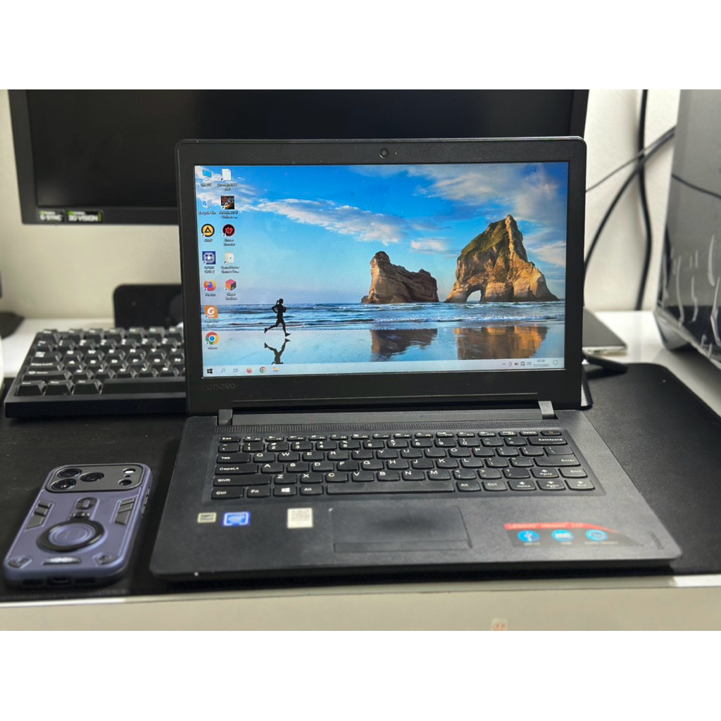 LAPTOP Lenovo iDeapad 110 Ram 4gb ssd120Gb hardisk 1Tera