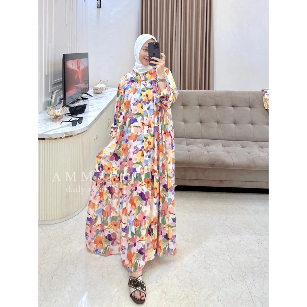 AMMARA Dress - Gamis Dress Rayon Twill - Aurora Series
