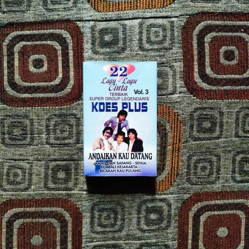 Kaset KOES PLUS - 22 LAGU CINTA TERBAIK vol 3