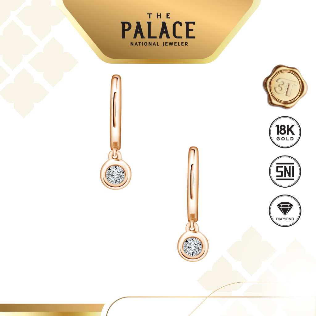 The Palace DJ Dangling Solitaire Earring / Anting Anak