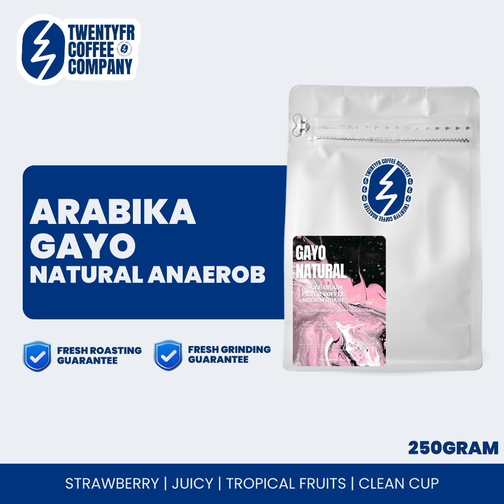 Biji Kopi Arabika Gayo Natural Anaerob - Kopi Arabika Gayo Natural Anaerob 250gram