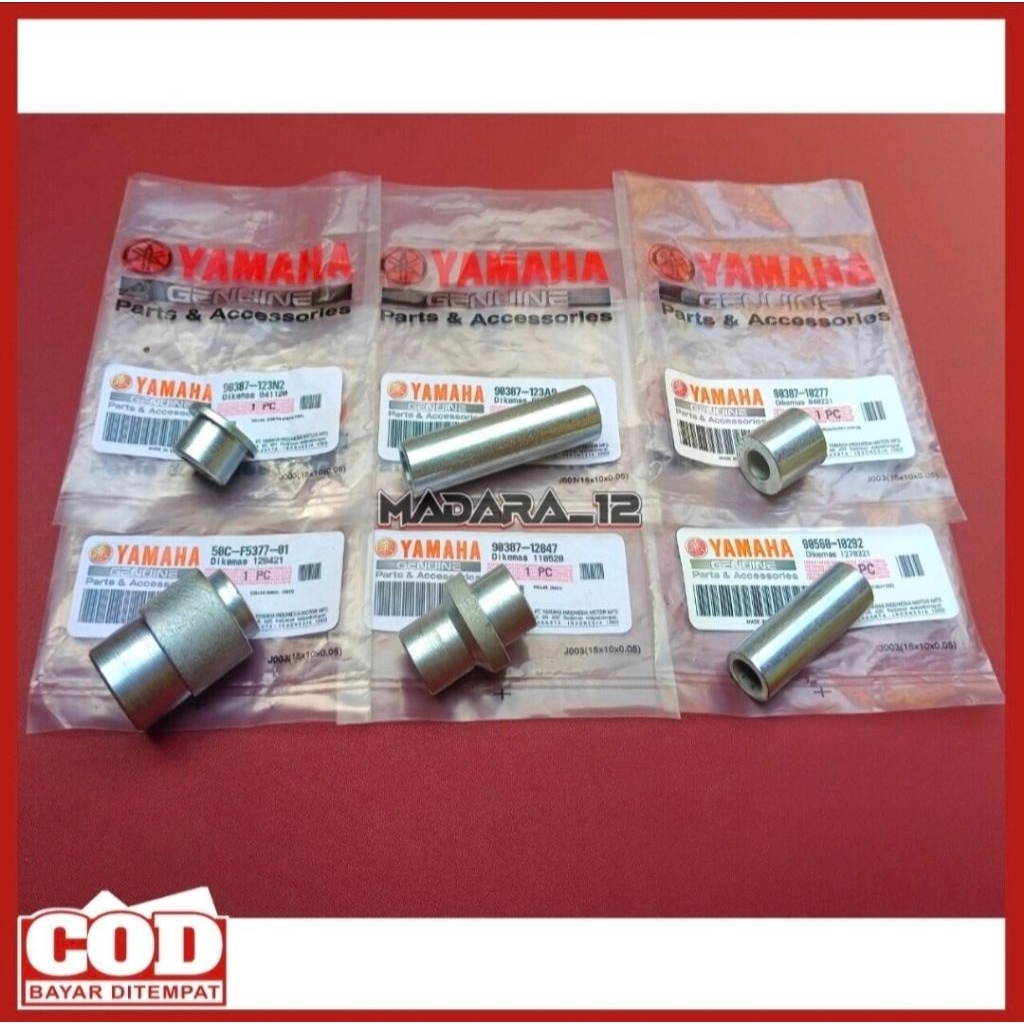 BOSH RODA SET YAMAHA JUPITER MX NEW 135 DOBLE DISC/BOSH BUSH BOS BUSHING BOSHING SPACER COLLAR BANTA