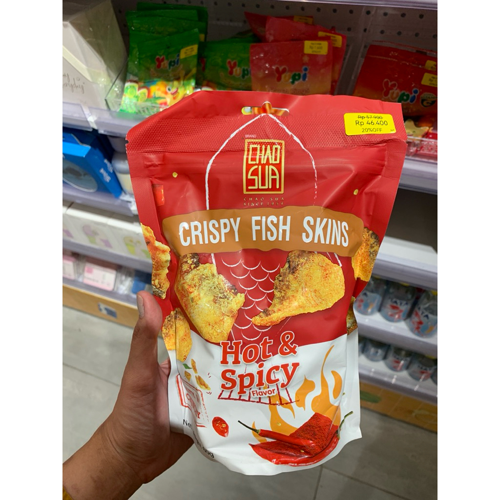 Crispy Fish Skin Chao Sua