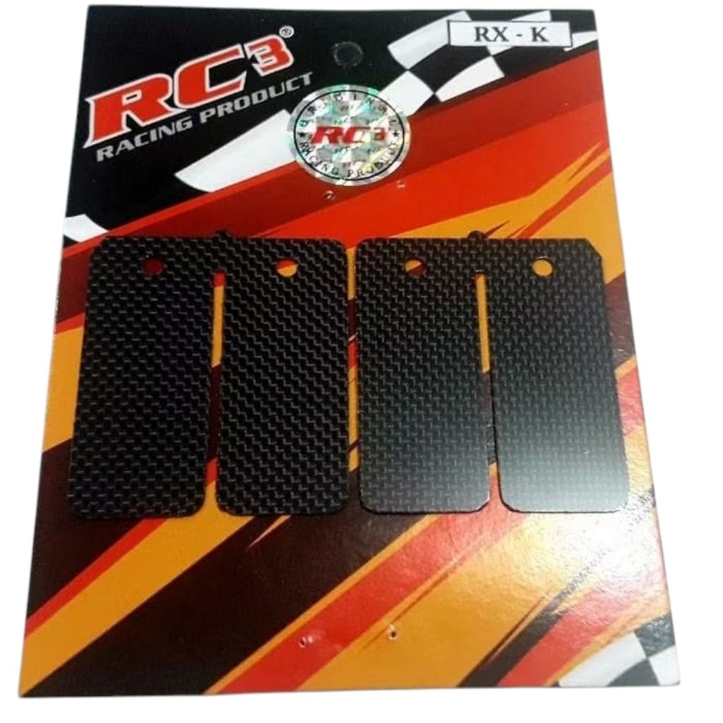 LIDAH MEMBRAN RED VALVE RX KING RX Z KARBON 0,4MM MERK RC3