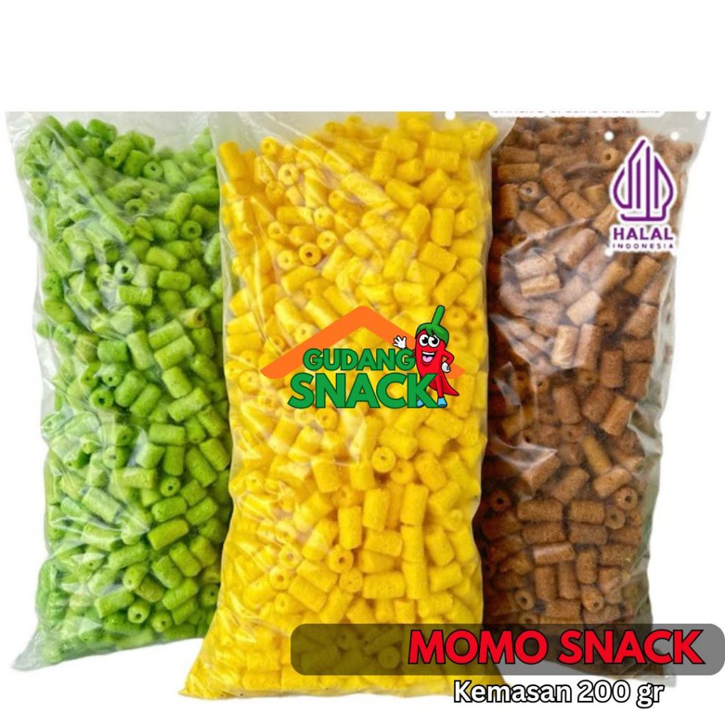 200 gram Varian Momoroll Jumbo Momo Snack 1kg