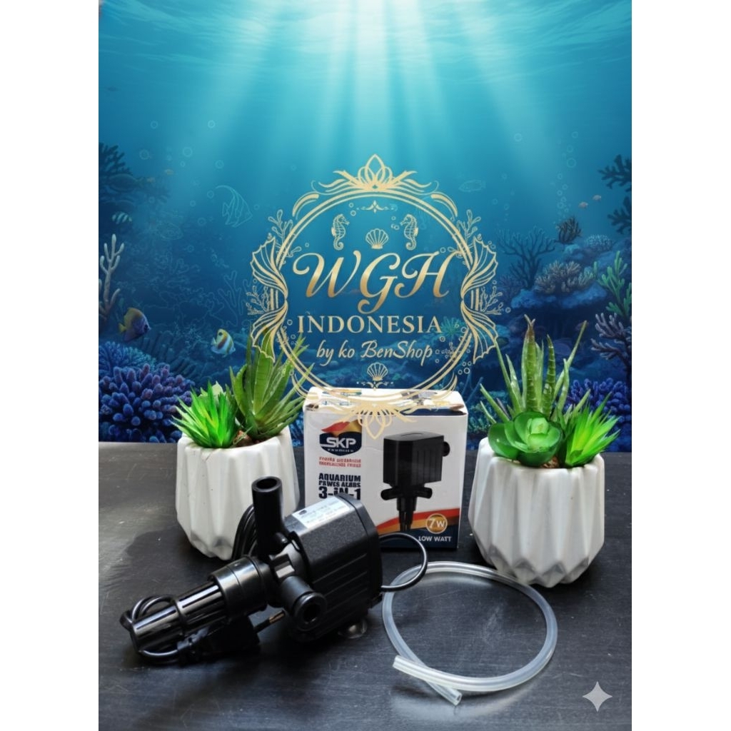 SKP-1200 merk SKP Pompa Celup Aquarium Power Heads 3in1