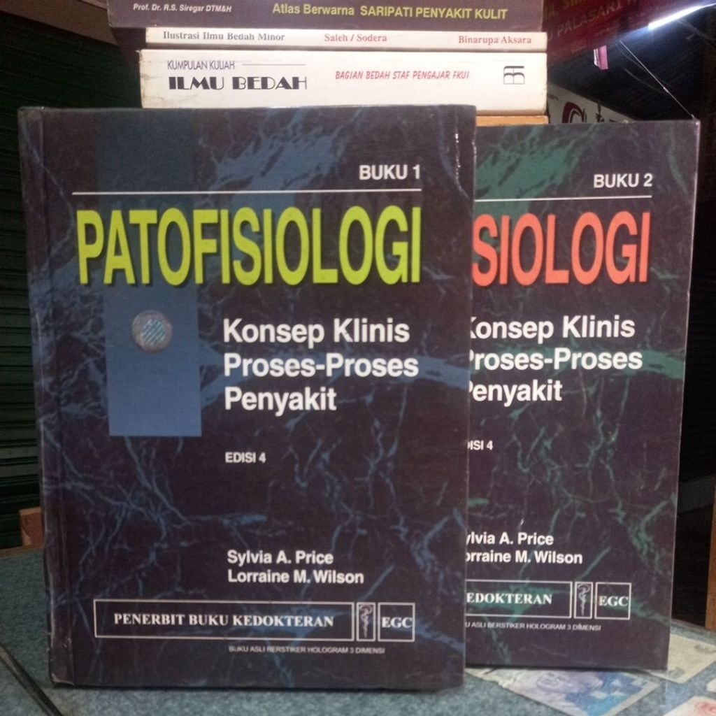buku patofisiologi edisi 4 jilid 1&2 sylvia price bekas original