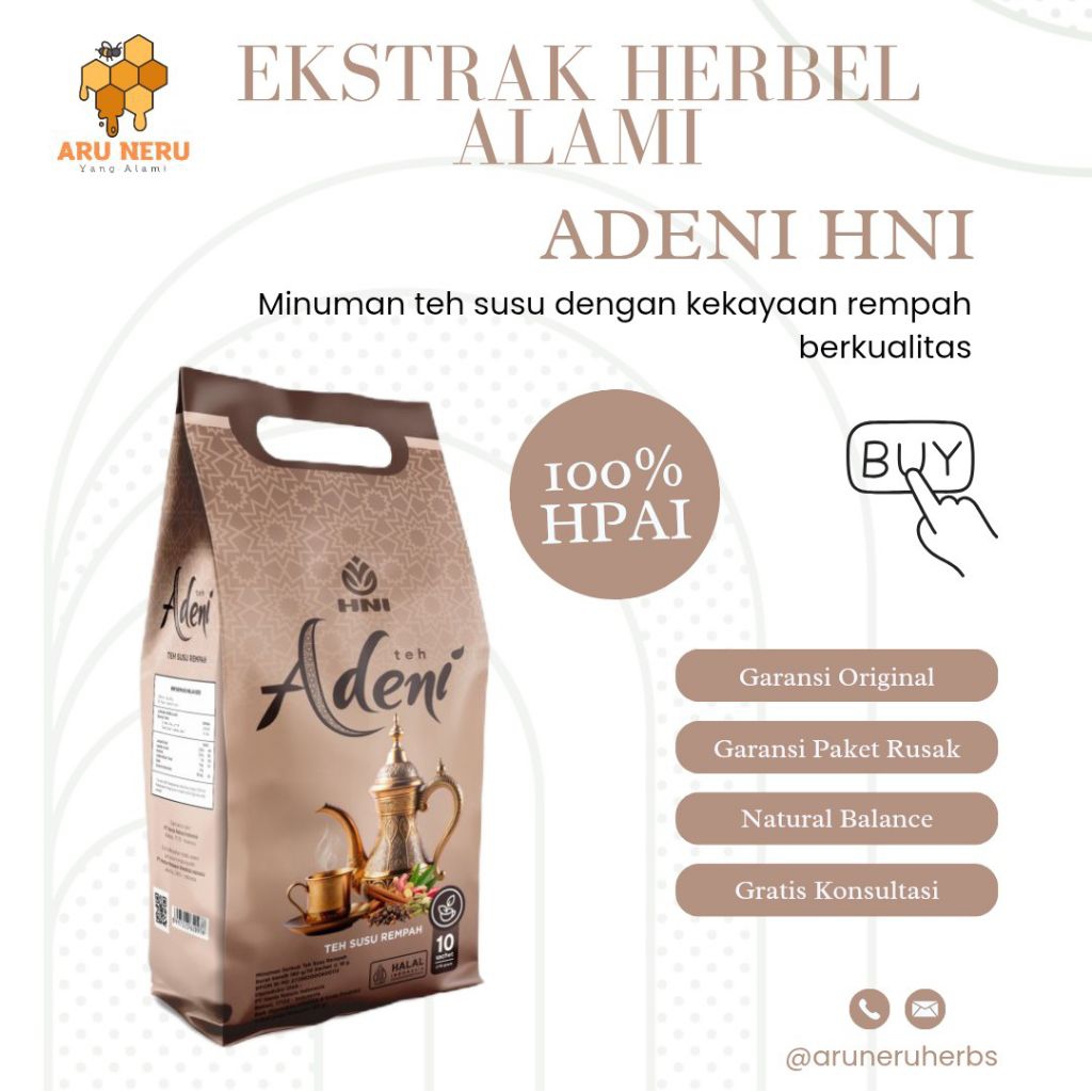 Teh Adeni HNI– Teh Susu Rempah Premium