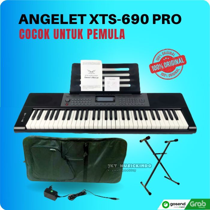 Piano Keyboard Angelet XTS-690 Pro Original Bisa MIDI BERGARANSI