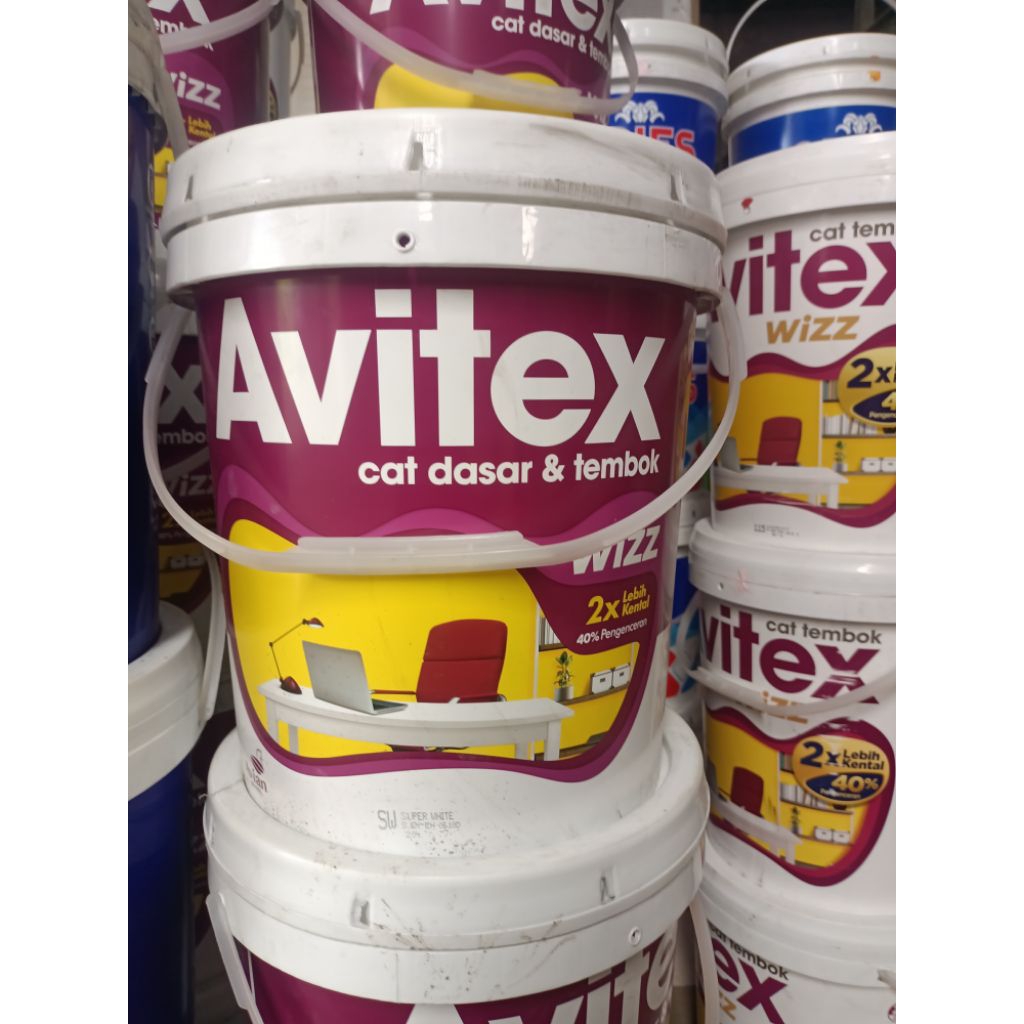 Cat tembok Avitex Wizz 20 kg